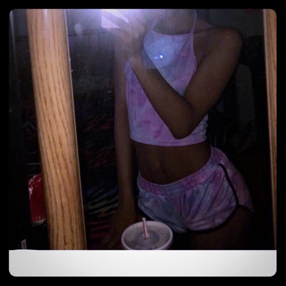 ROMWE Other - Crop Top And Matching Shorts